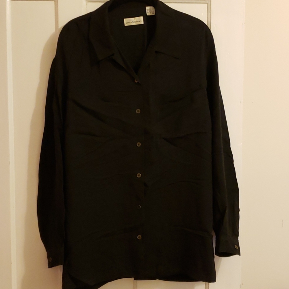 DANA BUCHMAN SILK BLOUSE